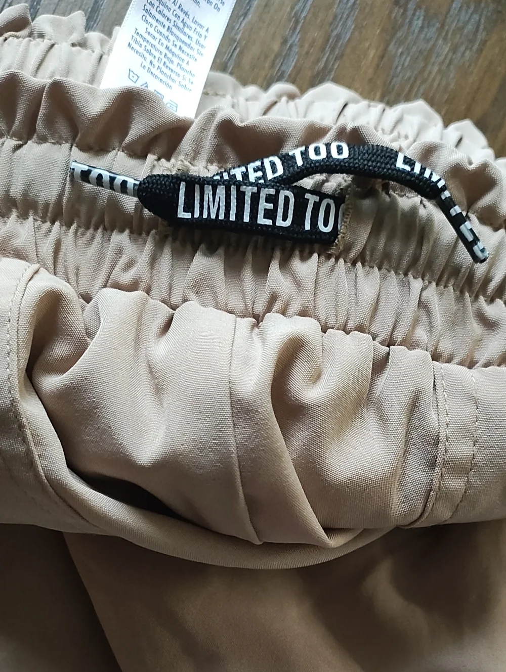Limited Too Light Tan Girl's Cargo Joggers
